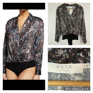 Astr The Label Yvette Bodysuit Size M NWT